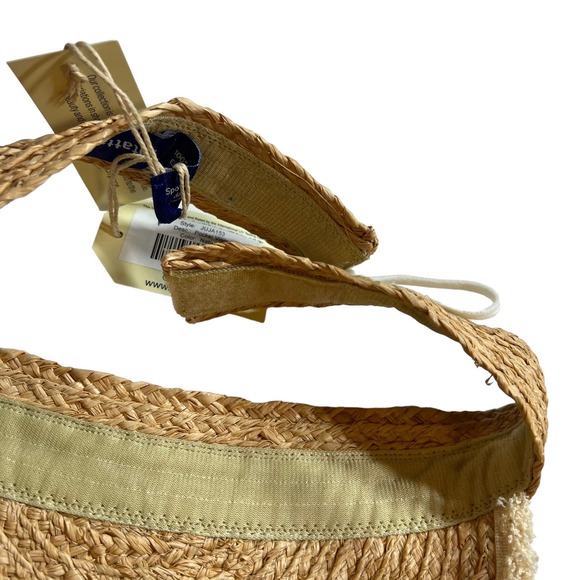 Hat Attack Pocket‎ Visor Straw Adjustable New - Picture 8 of 11